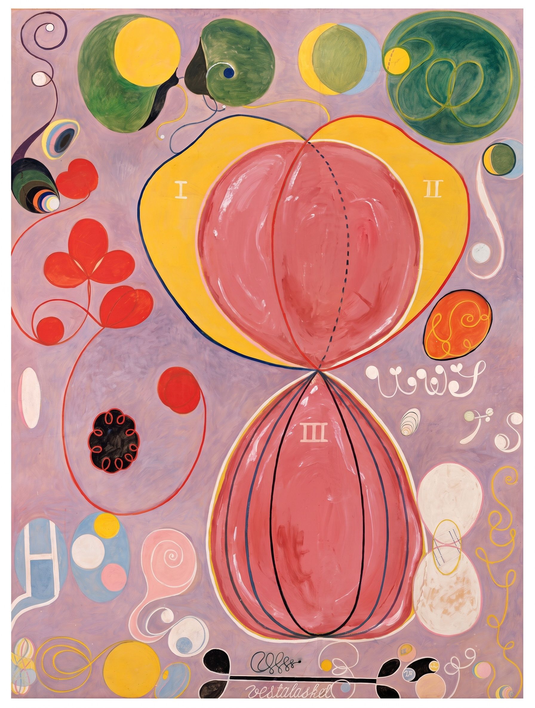 De tien grootste, nr. 7, naar Hilma af Klint, 1907