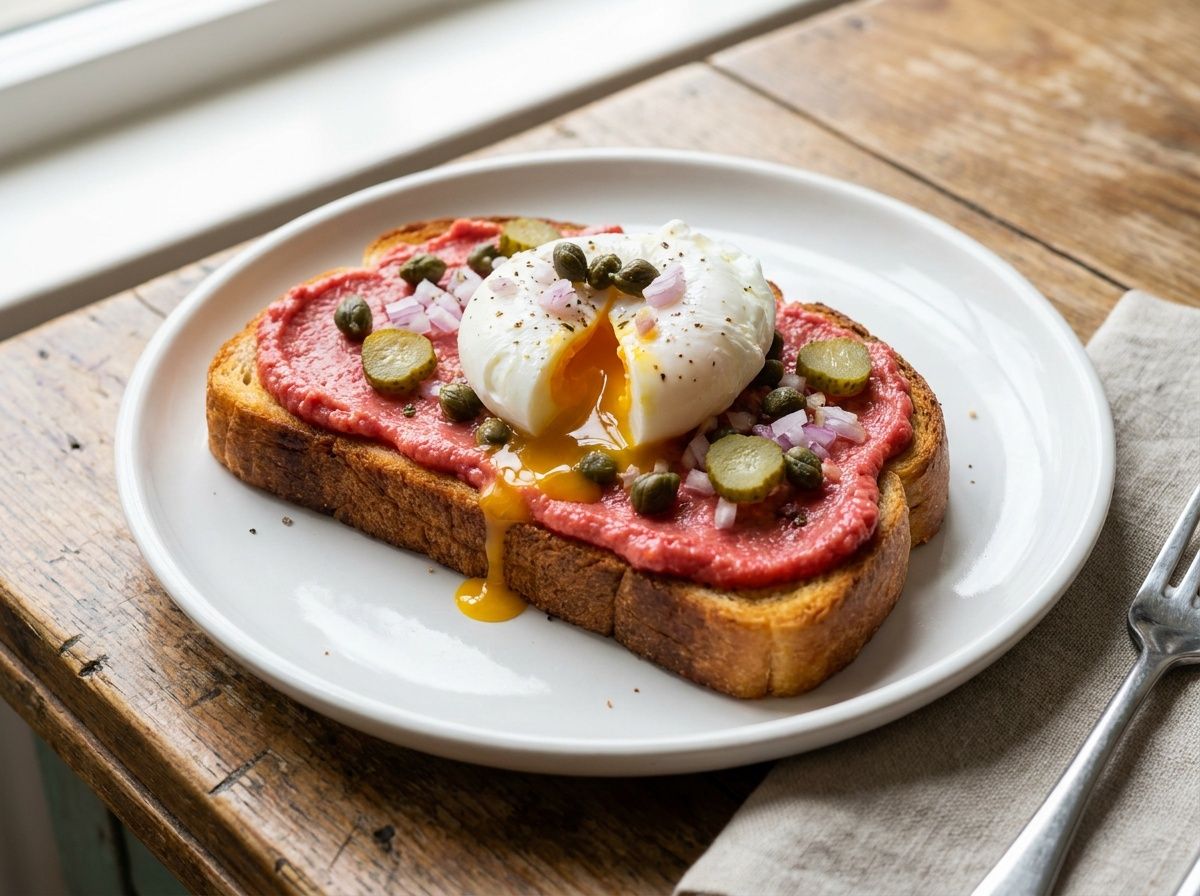 Toast met gepocheerd ei