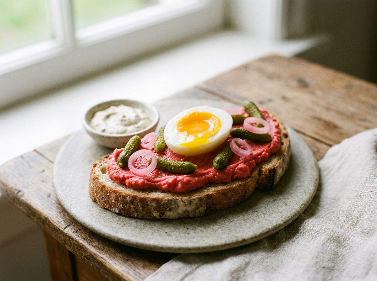 Speciaal met zacht ei en truffelmayo